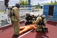 Пожарные Сахалина прошли через «паутину», «молот» и «темную комнату», Фото: 17