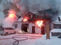 пожар в Хомутово на шиномонтажке, Фото: 8