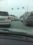 Три автомобиля "притерлись" на проспекте Мира в Южно-Сахалинске, Фото: 1