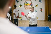 В «щедрый вторник» маленькие невельчане учились играть в настольный теннис, Фото: 4