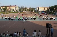 Корсаковские пенсионеры станцевали на городской площади , Фото: 19