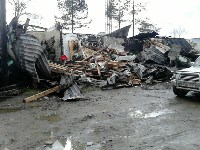 Здание сельской администрации загорелось в Рощино, Фото: 4