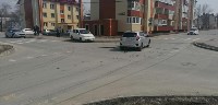При столкновении Toyota Platz и Honda Fit в Южно-Сахалинске пострадал пассажир, Фото: 3