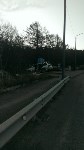 Внедорожник снес бетонную остановку на юге Сахалина, Фото: 15
