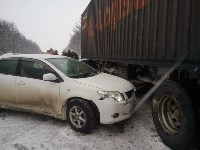 Две серьезные аварии произошли на Корсаковской трассе днем 4 февраля, Фото: 8
