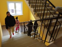60 семей в селе Долинского района получили ключи от квартир, Фото: 2
