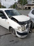 Очевидцев столкновения Toyota Succeed и  Honda Fit ищут в Южно-Сахалинске, Фото: 2