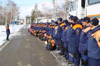Сахалинские спасатели отрабатывают действия на случай ЧП при лесных пожарах, Фото: 7