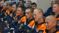 31 июля в ДВРПСО МЧС России состоялась торжественная церемония посвящения в спасатели 25 курильчан, Фото: 3