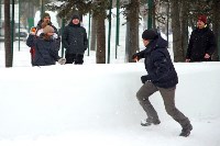 "Декада спорта и здоровья" на Сахалине завершилась битвой в снежки, Фото: 10