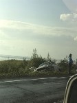 Угнанный автомобиль попал в ДТП на Сахалине, Фото: 1