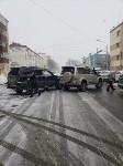 Очевидцев столкновения Toyota Land Cruiser Prado и  Lexus GX470 ищут в Южно-Сахалинске, Фото: 6
