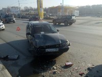 "Тойоту" занесло на автодороге в Южно-Сахалинске, Фото: 7