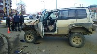 Внедорожник перевернулся в результате ДТП в Южно-Сахалинске, Фото: 13