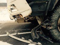 Subaru врезался в груженый самосвал на дороге Ильинское - Шактерск, Фото: 1