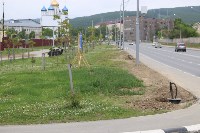 На улице Горького в Южно-Сахалинске готовятся менять столбы и тротуары, Фото: 6