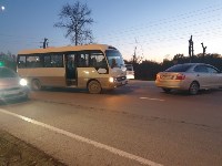 Очевидцев ДТП с участием автобуса и седана ищут в Южно-Сахалинске, Фото: 5
