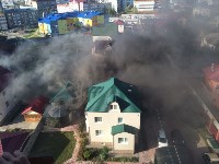 Горящую баню тушили пожарные Южно-Сахалинска, Фото: 2