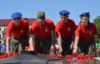 Сахалинские курсанты получили васильковые береты Президентского полка, Фото: 23