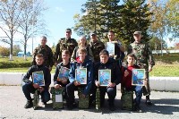 Сахалинские школьники повели один день по программе омоновцев-новобранцев, Фото: 1