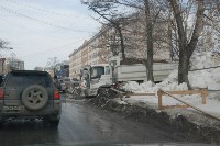 Машина развозит грязь от Дома Правительства, Фото: 3