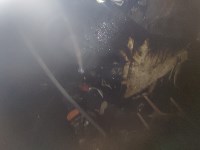 Крыша дома горела на улице Крыжовниковой в СНТ "Ягодка" в Анивском районе, Фото: 5