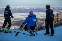 Паралимпийцы опробовали трассу Спортивную в Южно-Сахалинске, Фото: 18