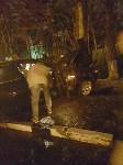 Водитель BMW врезался в дерево и скрылся с места ДТП в Южно-Сахалинске, Фото: 5