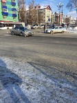 Автомобиль ГИБДД и седан столкнулись в Южно-Сахалинске, Фото: 6