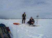 Максим Пасюков и Данил Волосович пытаются преодолеть путь из Хабаровского края до Сахалина на лыжах, Фото: 23