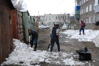 Уборка дворов и улиц в Южно-Сахалинске, Фото: 65