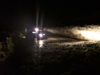 Дорогу автомобилистам в Невельском районе перегородила снежная лавина, Фото: 7