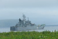 Большой военный корабль подошёл к берегам Курил, Фото: 7