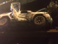 Nissan Terrano упал в реку в центре Южно-Сахалинска, Фото: 2