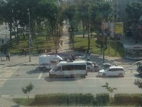 Машина скорой помощи попала в ДТП в Южно-Сахалинске, Фото: 9