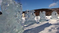 Девять композиций изо льда и шесть снежных фигур украсили берег озера Верхнего в парке, Фото: 7