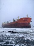 Судно село на мель в Невельске, Фото: 2