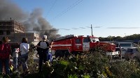 На территории будущей школы в Дальнем вспыхнул пожар, Фото: 7