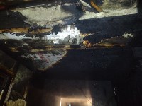 Крыша дома горела на улице Крыжовниковой в СНТ "Ягодка" в Анивском районе, Фото: 3
