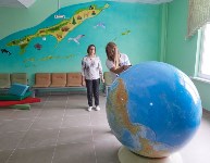 Скалодром, космический и краеведческий этажи в школе № 6 Южно-Сахалинска готовят к открытию, Фото: 24