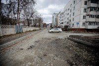 Недостроенный участок улицы Рождественской в Южно-Сахалинске начали готовить к зиме , Фото: 1