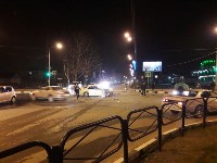 Мужчина пострадал в ночном ДТП в Южно-Сахалинске, Фото: 2