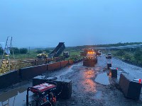 Временный объезд сделали на дороге в Углегорском районе, где разрушился мост, Фото: 8