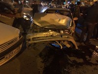 Семь машин столкнулись в Южно-Сахалинске по вине пьяного автомобилиста , Фото: 2