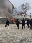 Пассажирский автобус загорелся в Южно-Сахалинске, Фото: 4
