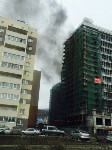 Недостроенная многоэтажка загорелась в Южно-Сахалинске, Фото: 5