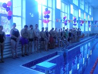 Чиновники Сахалинской области соревновались в эстафетном плавании вольным стилем, Фото: 6