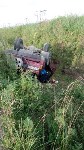 Nissan Terrano перевернулся в Анивском районе, Фото: 1