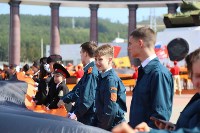 Сахалинские юнармейцы развернули трёхсотметровую георгиевскую ленту, Фото: 4