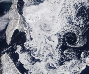 Заснеженные острова Сахалинской области показали из космоса, Фото: 3
